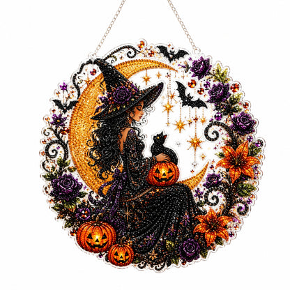 Halloween Witch Diamond Painting Kit